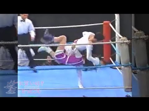 【ごっつええ感じ】東野、篠原涼子に容赦ないプロレス技かけまくる