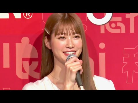 生見愛瑠“めるる”ワールド全開!今年を表す漢字は虹(レインボー)/EDWIN JERSEYS CM発表イベント動画
