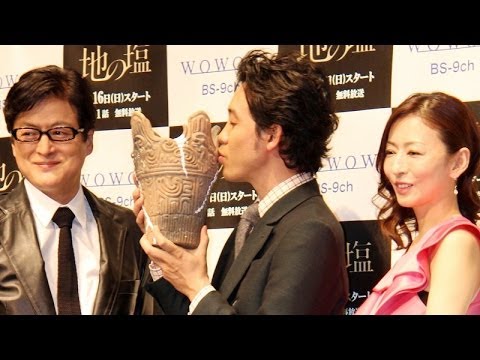 大泉洋、松雪泰子に「2時間ぐらい説教されたい」 連続ドラマW「地の塩」会見(2)