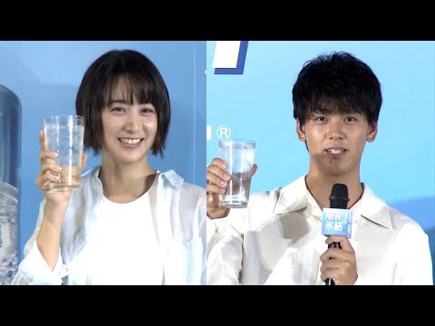 竹内涼真&山本美月、お互いの第一印象は「背が高い」(CM 氷結)