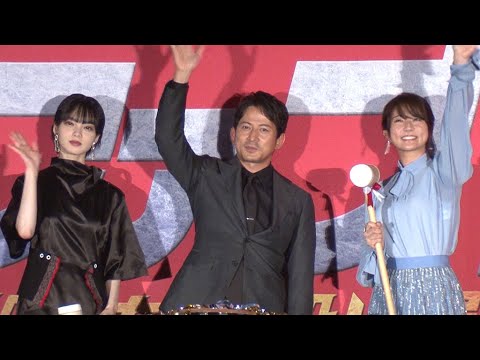 岡田准一、平手友梨奈は「借りてきた猫」!?(映画 ザ・ファブル/岡田准一、木村文乃、平手友梨奈)