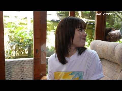 筧美和子、キュートな”番台”に!滝藤賢一がひょっこり出てきて思わず笑顔 レイクアルサ新CM『番台』編&メイキング映像公開