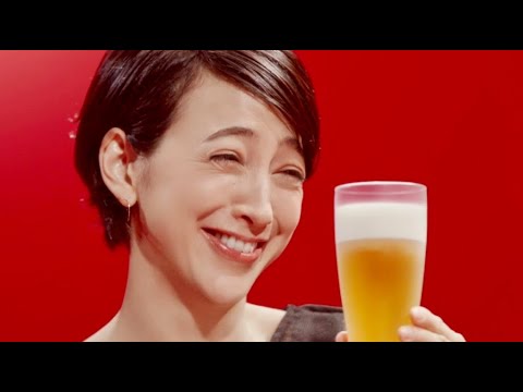 滝川クリステルは「本麒麟」初体験!江口洋介&杏は「乾杯!」/本麒麟CM