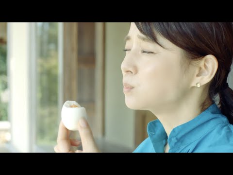 石田ゆり子、美味しそうに卵をガブリ!「ん~!」と“悶絶” 『ピュアセレクト®マヨネーズ』CM