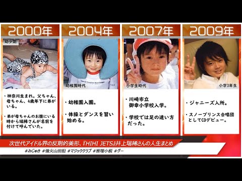 次世代アイドル界の反則的美形、『HiHi Jets』井上瑞稀さんの人生まとめ(2021年度版)