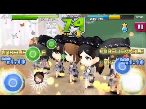 AKB音ゲー 2016.1.13 西山怜那さんお誕生日 【涙サプライズ】 HARD