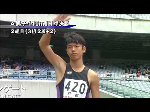 男子A 110mJH 準決勝2組 第45回 ジュニアオリンピック
