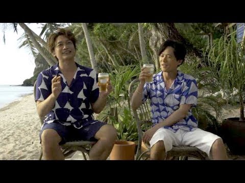 稲垣吾郎&香取慎吾のインタビュー&メイキング/サントリーオールフリーCMメイキング