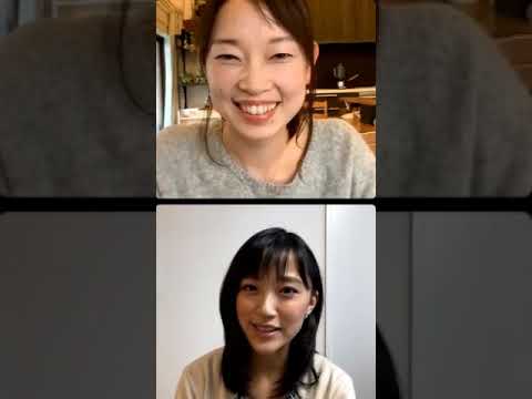 竹内由恵 x 春日桃子 インスタライブ お2人のトークが面白すぎる 2021/04/04
