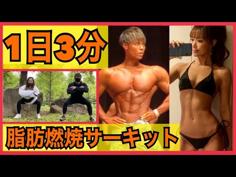【誰でも簡単】脂肪燃焼に効果的なサーキットトレーニング!【ダイエット】