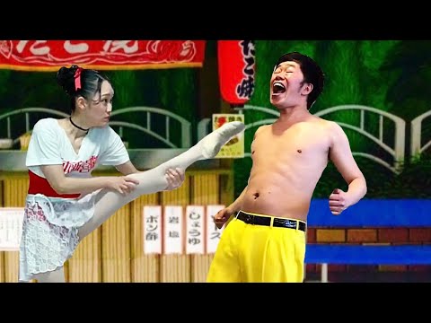 バレリーナが足で乳首ドリル!【吉本新喜劇・ドリルすんのかいせんのかいバレエver】吉田裕さんとリモートドリル!