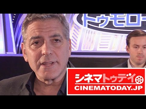 ジョージ・クルーニー来日!ジョーク連発に志田未来は困惑 映画『トゥモローランド』ジャパン・プレミア