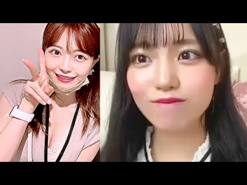森香穂の香穂にタッチしてきた岩田陽菜(笑)【かつての仲間とフェス会場で再会】微笑ましい♪