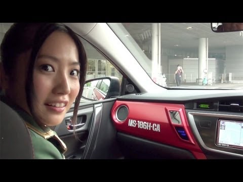 SKE48・古川愛李が 「シャア専用オーリス」に乗ってみた!試乗リポート #Char Auris #Mobile Suit Gundam