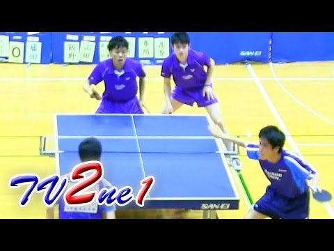 飯野/市川 × 平野/有延 (4th) 関東学生リーグ卓球2014-513