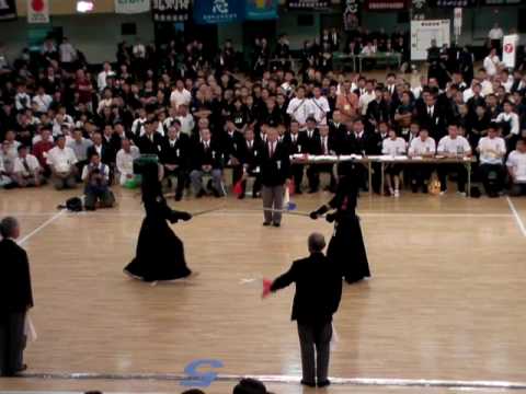 2010年全国大会中学生個人決勝 宮本選手ー勇 選手