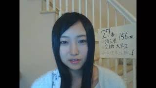 161024 01 SKE48 第8期受験生 エントリーナンバー27番 SHOWROOM 矢作有紀奈 Yahagi Yukina