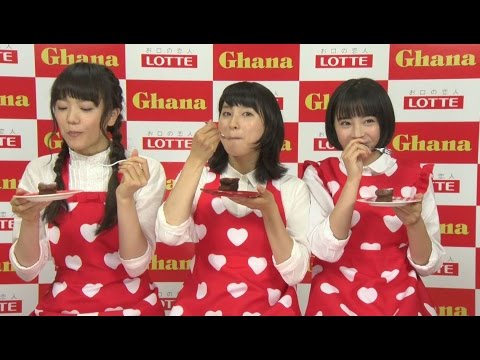 広瀬すず、土屋太鳳、松井愛莉がチョコ作りに挑戦! 「ガーナミルクチョコレート」CMインタビュー