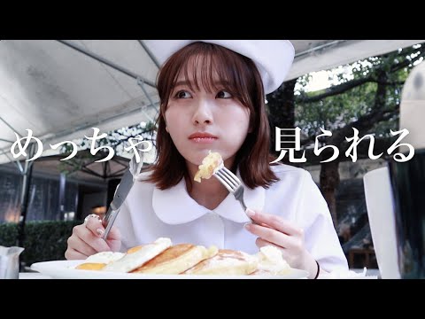 ナースコスでおしゃカフェぼっち飯してきました
