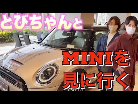 マネージャーとびちゃんが欲しい車MINIを見に!!