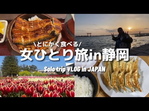【女一人旅】静岡で美味しいグルメと自然を存分に味わう旅🌵VLOG/浜松