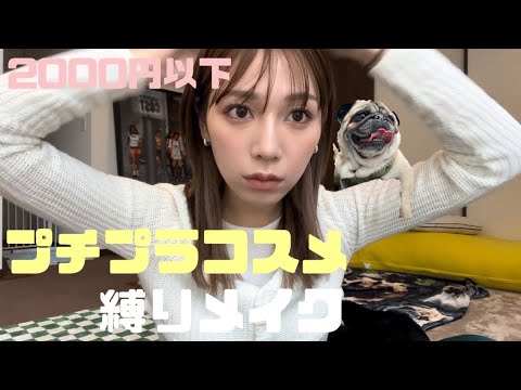 2000円以下のプチプラコスメのみでフルメイク‼️です‼️お知らせ有