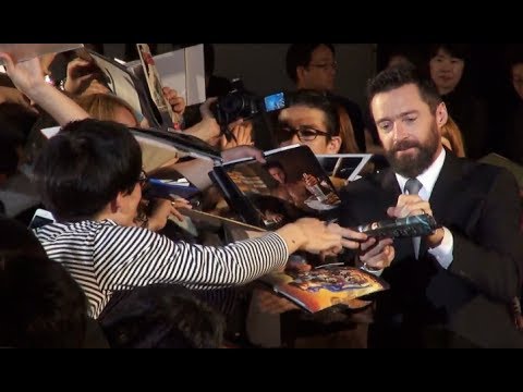 ヒュー・ジャックマンのサインがスゴイ!! 映画『X-MEN:フューチャー&パスト』ジャパンプレミア