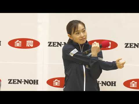石川佳純 冒頭の挨拶|全農 presents 石川佳純47都道府県サンクスツアーin 福島
