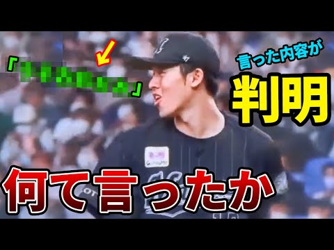 【あの瞬間】佐々木朗希選手が何と言っていたのか判明【白井球審】