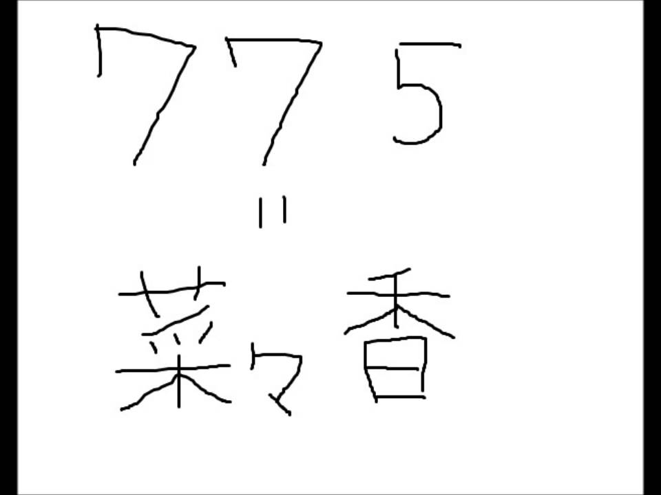 my sweet honey 775 ~長沢菜々香ちゃんへ~(demo)