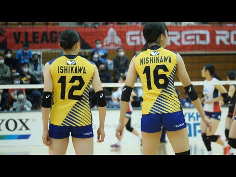【女子バレー】西川吉野 第3セット 東レアローズvsNECレッドロケッツ