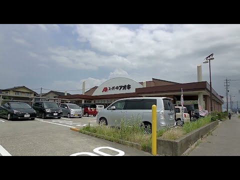 ジンバルカメラ 自転車車載 金沢市 木越・みずき団地・スーパーのアオキ?:Fimi Palm 2