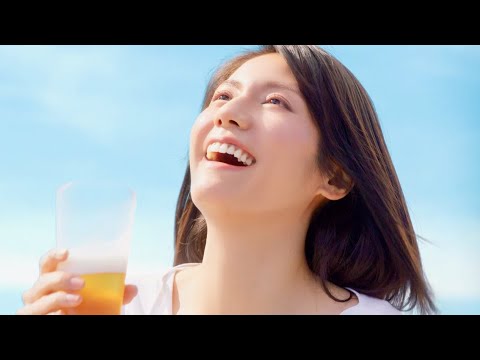 松下奈緒が笑顔で気持ちよく「ぷはーっ」キリン カラダFREE CM