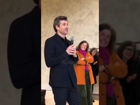 Patrick Dempsey's reaction to the mention of Ellen Pompeo