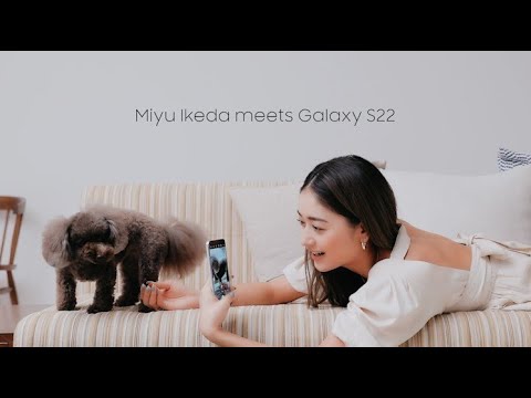 みちょぱ、愛犬との撮影に振り回されっぱなし!可愛いもふもふ姿は必見 『Galaxy S22』スペシャルムービー「Miyu Ikeda meets Galaxy S22」