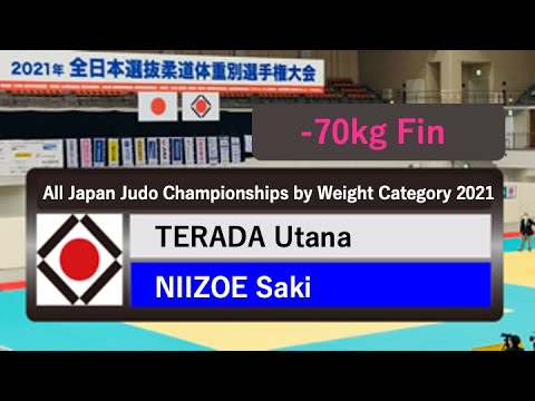 2021年全日本選抜ㅣ 70kg 決勝戦 FINAL 寺田宇多菜 TERADA 新添左季 NIIZOE