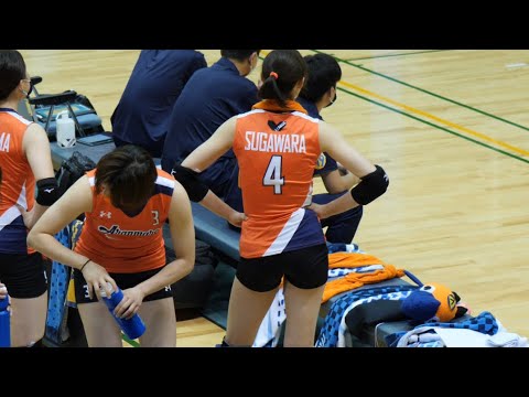 【女子バレー】菅原里奈 第2セット #1 KUROBEアクアフェアリーズvsアランマーレ 2021V・SUMMER LEAGUE 20210625