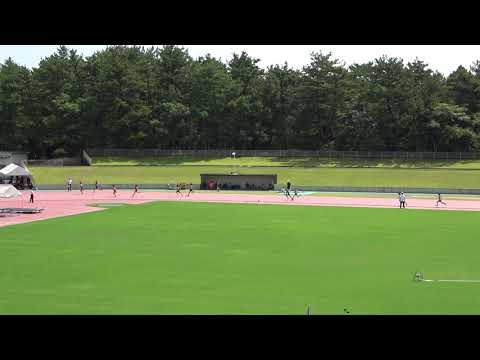 20200830101940中学通信宮崎大会共女4×100mR予選4組 住吉