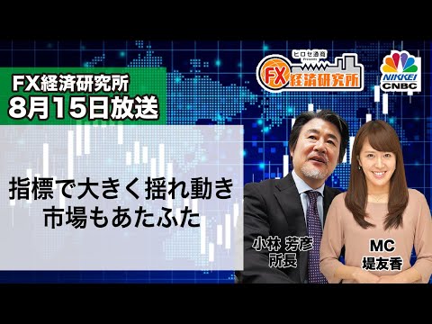 8月15日放送 『FX経済研究所』(指標で大きく揺れ動き市場もあたふた)日経CNBC
