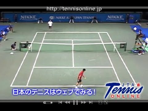 岩渕聡 VS 松井俊英 男子シングルス 決勝 ニッケ全日本テニス選手権81st