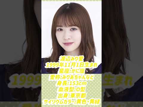 1分で分かる!乃木坂46卒業生紹介!!渡辺みり愛編!!!【乃木坂46】【ゆっくり解説】