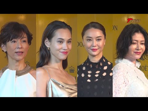 水原希子・鈴木保奈美・観月ありさ・森泉・真木よう子ら、シャンパンイメージの華やかな装いで登場!『モエ・エ・シャンドン“EFFERVESCENCE-エフェルヴェソンス”』オープニングセレモニー