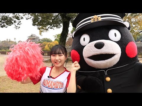 HKT48田中美久&くまモン、ハンド女子代表にエール