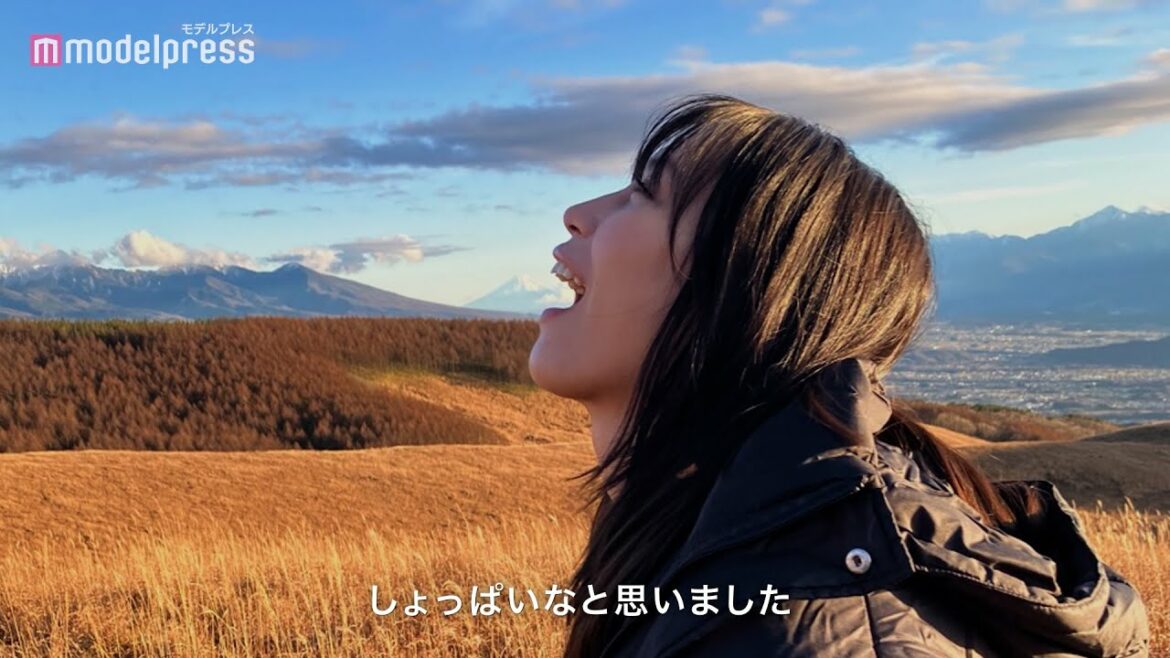 南沙良、富士山をパクっ!?味は「しょっぱかったです」信州の美しい自然を訪れる エプソンCM 「Why Epson? 多くのなぜ」篇+メイキング