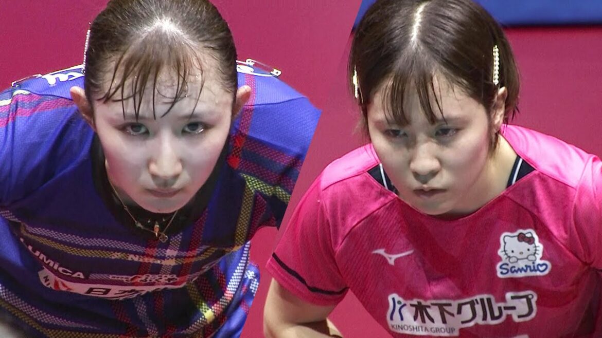 【女子決勝 フルマッチ】早田ひな vs 平野美宇|第3回 パリ五輪日本代表選考会 TOP32 女子シングルス