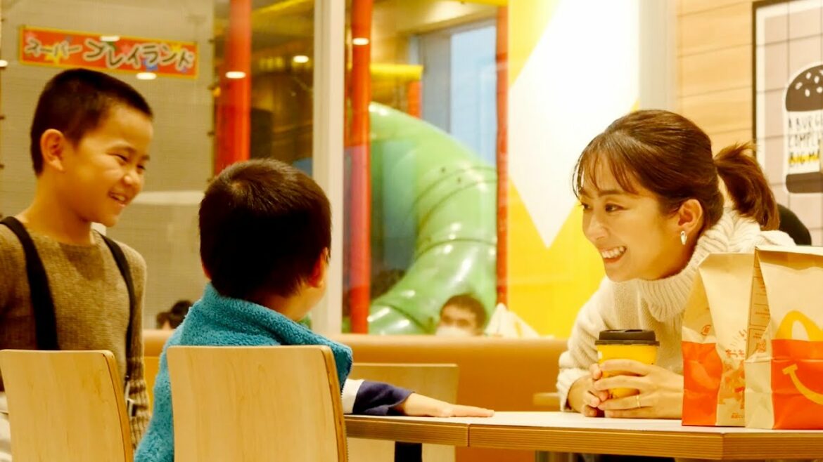 優香、無邪気な子役兄弟に癒される/マクドナルドCM+メイキング+インタビュー