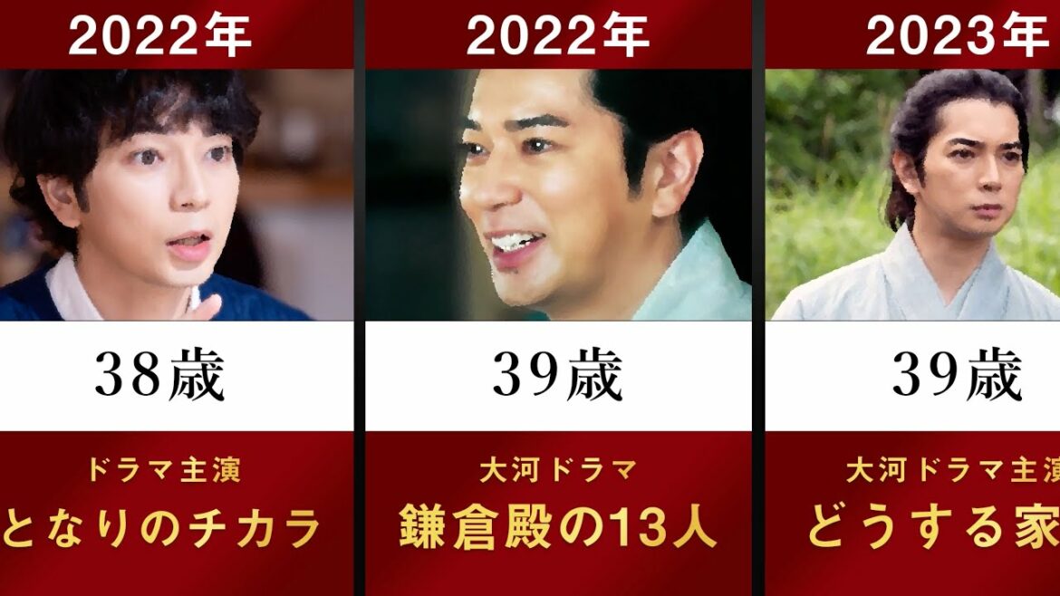【どうする家康】松本潤の主なドラマ・映画を年齢順に並べてみた【嵐 徳川家康 大河ドラマ バンビ〜ノ 花より男子 99.9】