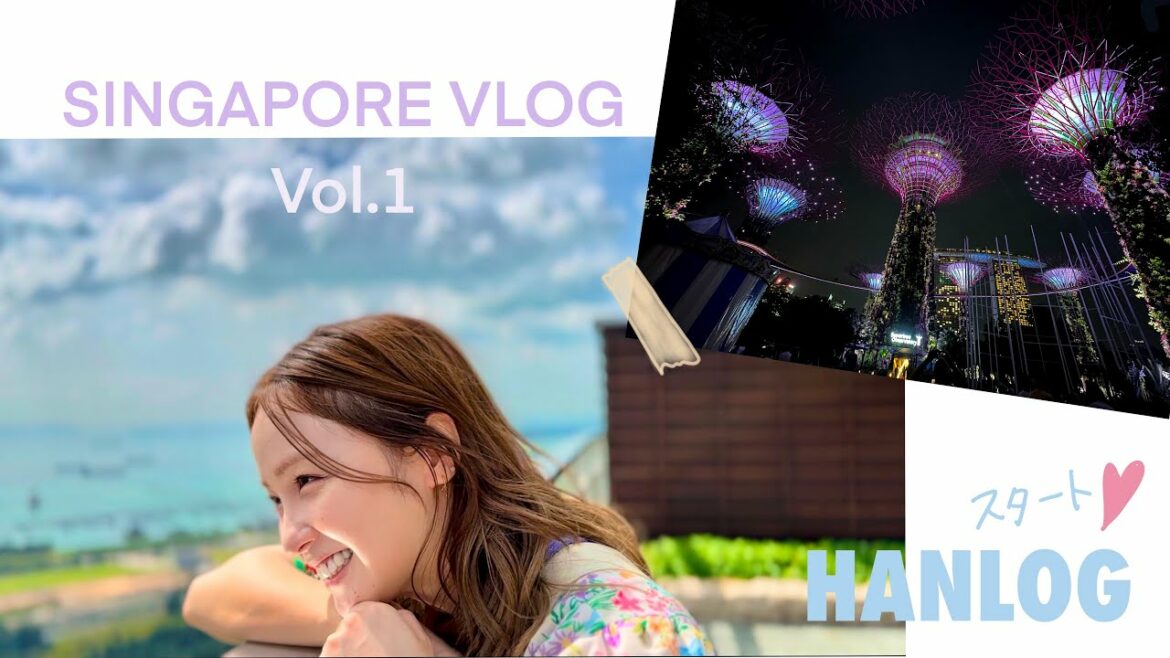 【HANLOG】シンガポール旅行VLOG✈️旦那カメラマン頑張ってました👍