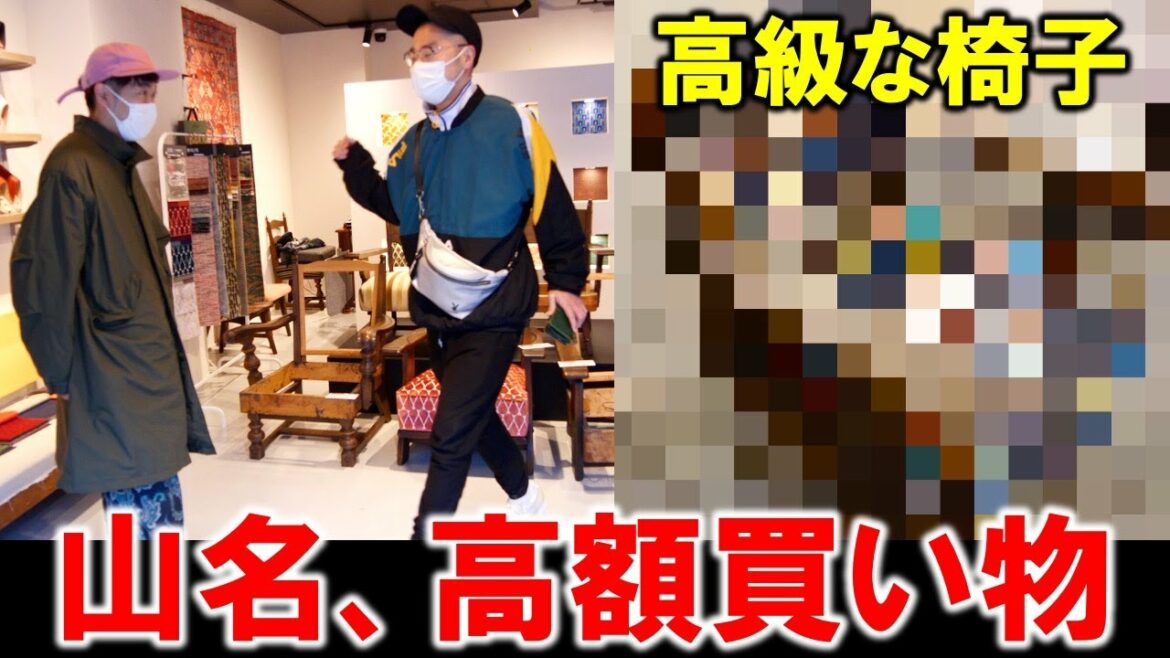 アキナ山名、高級な椅子を買う