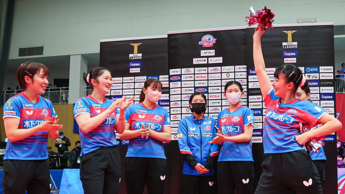 木下アビエル神奈川 vs 日本ペイントマレッツ 2022-2023 2023年2月11日【卓球 Tリーグ公式】